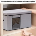 thumbnail image 5 of Xuniizn Cube Storage Organizer, Shelf Unit with Fabric Storage Bins - Modular Cube Storage & Collapsible Storage Cubes for Home Organization, Closet, Office, Nursery, 60%Cotton, 40%Linen, Gray, 5 of 9