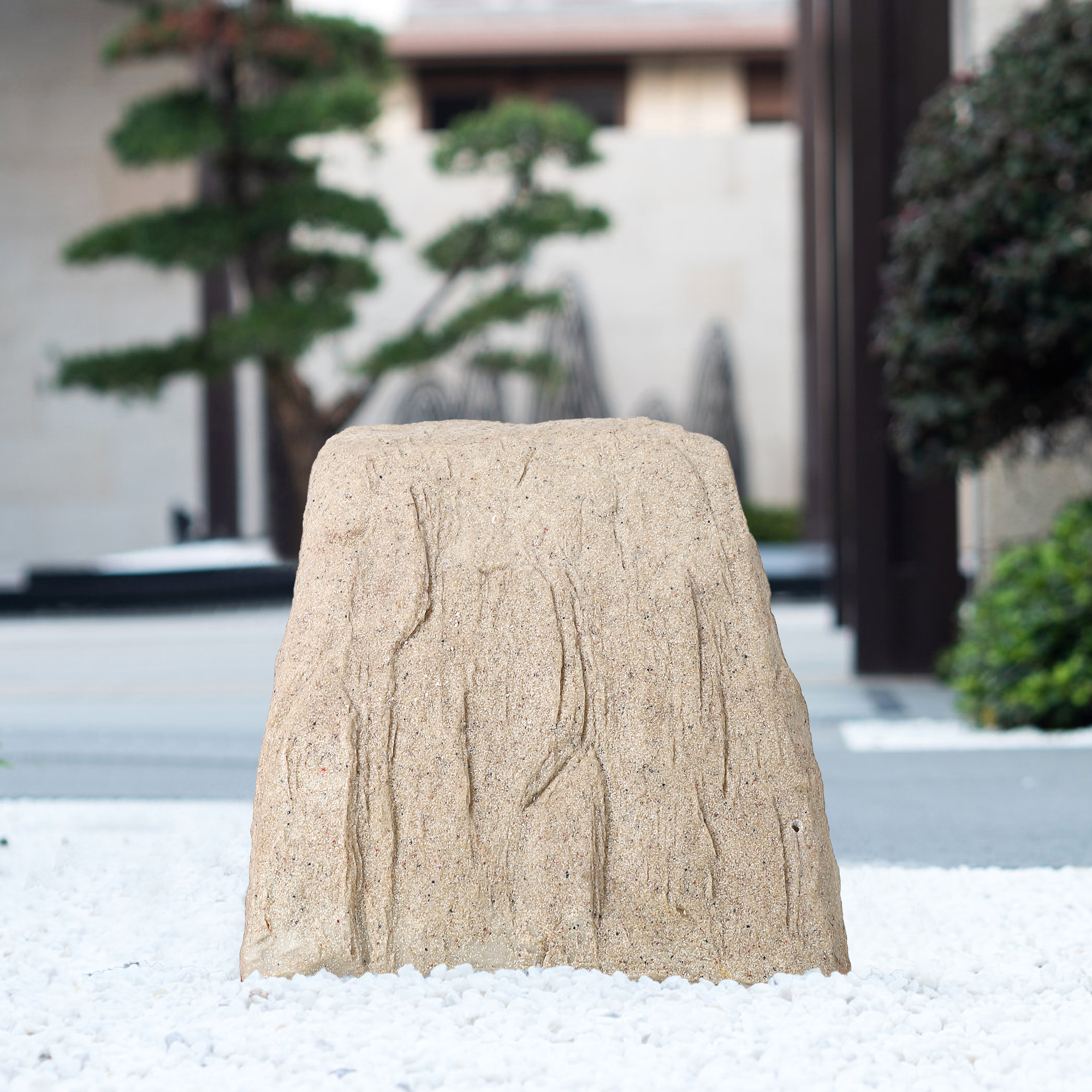 10 Inch Landscape Stone, Outdoor Faux Rock Cover, Artificial Landscape