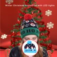 thumbnail image 3 of Decoration Hat LED Hat for Cap Colorful Adult Holiday Cartoon Cap Christmas Hat, Snowman 2, 3 of 8