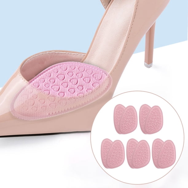 5 pares de sandalias Almohadils BLESIY Almohadils reutilizables y suaves para pie Rosado