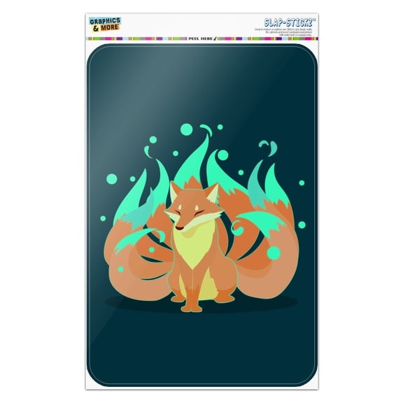 Kitsune Nine-Tailed Fox Home Business Office Sign