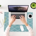 thumbnail image 2 of Sussexhome Large Mouse Pad for Desk - Cotton Mousepad for Desktop, Table, Office Desk Pad - Thin, Light, Portable Laptop Mat for Computer Mice - Machine Washable, Non-Slip, Foldable - 18" x 24", 2 of 8