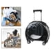 thumbnail image 3 of Pet Trolley Case Gatos Perros Bolsa Desmontable Hombro Correas Transpirable Transparente Negro Zulema Caja de la carretilla, 3 of 7