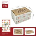 thumbnail image 1 of [JYUP] Caja De Almacenamiento Plegable Estilo Navideño Para El Dormitorio Decoración Navideña Maletero Del Coche, 1 of 4