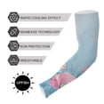 thumbnail image 5 of ALAZA Poppy Flowers Oil Paint UV Sun Protection Arm Sleeves UPF 50+ Compression Cooling Sleeve 1 Pair, 5 of 7