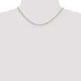 thumbnail image 2 of Auriga Fine Jewelry 925 Sterling Silver 2.5 mm Rolo Chain Necklace for Women 16", 2 of 6