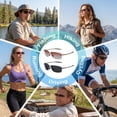 thumbnail image 3 of 2 Pack Sports Polarized Sunglasses for Men Women, Rimless Frame Lightweight Sun Glasses with UV Protection for Driving Fishing Golf Running Surf, 3 of 7