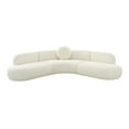 thumbnail image 3 of Broohah Cream Boucle Sectional, 3 of 4