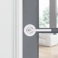 thumbnail image 2 of Baldwin 5260.Lent Contemporary Left Handed Single Cylinder Keyed Entry Door Lever Set -, 2 of 7
