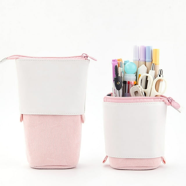 Amzcrzy Home & Stationery, Pencil Case, Post It Notes, Pencil Pouch, Folder, Down Pull Pencil Case Creative Retractable Pencil Case Stationery Storage Bag Cute Pen Bags, pencil sack