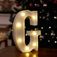 thumbnail image 1 of Meitianfacai Lumières Colorées Alphabet de Noël Lumières Colorées pour Fête des Fêtes, 1 of 2