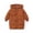Brown, variant on Toddler Girls Down Jacket With Thick Quilted Winter Mid Length Coat Clothes for Child Size 4-5T