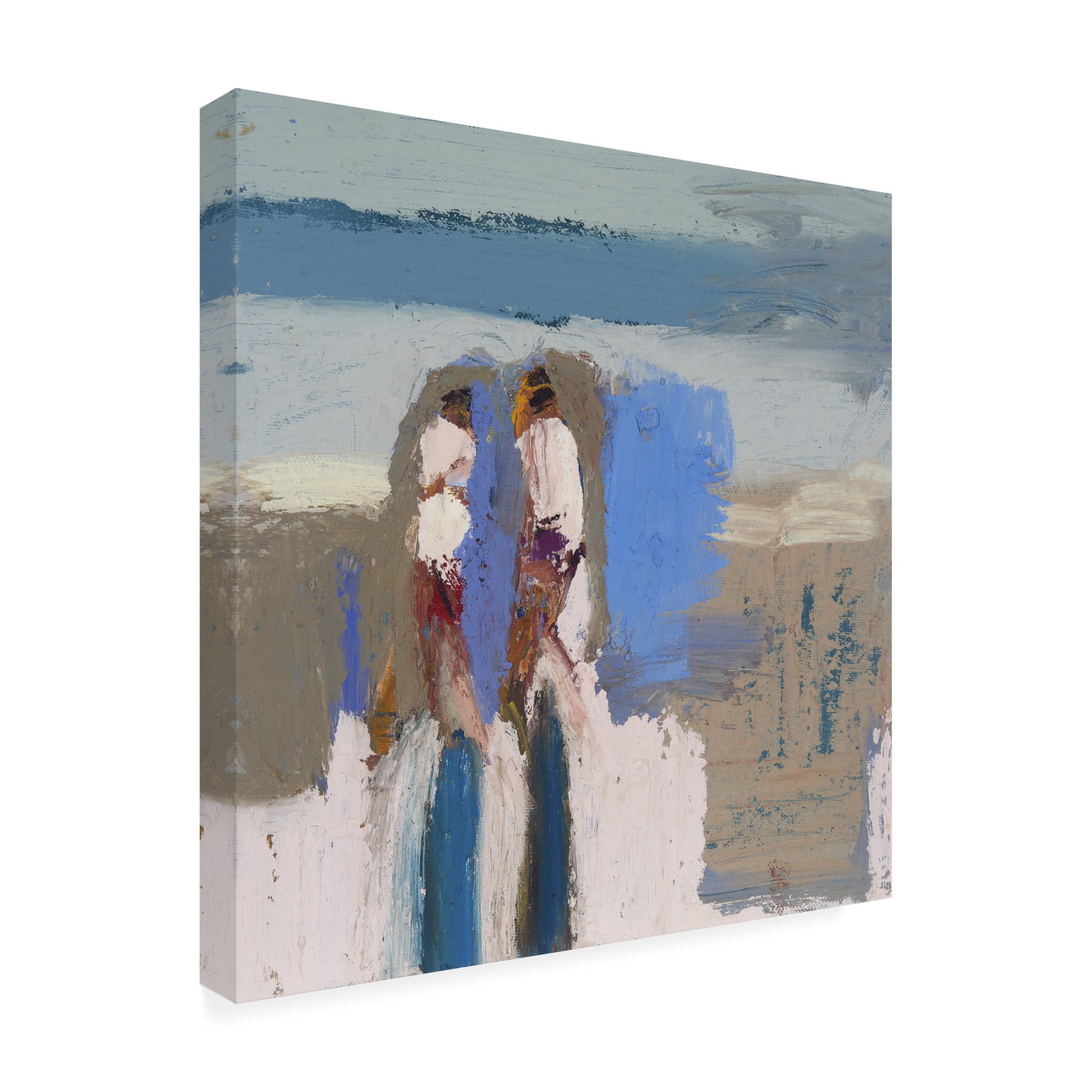 Canvas Wall Art - Erin McGee Ferrell 'Shell Gathers VI' Wall Art for Living Room, Bedroom, or Office Décor by Trademark Fine Art - 18 x 18 Inches