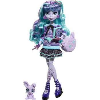 Monster High Creepover Party Twyla Fashion Doll with Pet Dust Bunny "Dustin" & Accessories