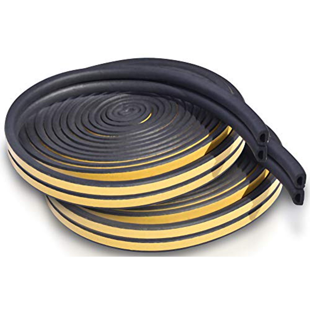 Door and Window Foam Seal Tape 2 Pack SelfAdhesive EPDM Draft Stopper