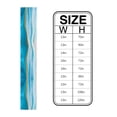 thumbnail image 6 of Table Runner Dresser Scarves 72 Inch Long, Ocean Abstract Gradient Marble Linen Dining Table Runners Aqua and Gold Ripple Art Tabletop Scarf for Wedding Holiday Party Kitchen, 6 of 7