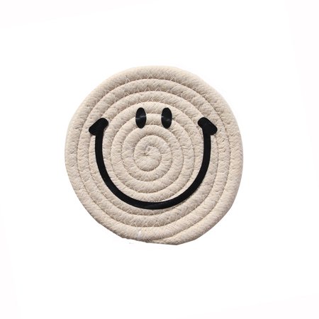 

Homeex Woven Cotton Rope Table Mat Beige 12cm