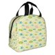 thumbnail image 2 of Fotbe Armadillo Floral Bolsa Térmica con Estampado y Forro de Aluminio Grueso Bolsa de Almuerzo con Bolsillo Frontal para Hombres y Mujeres, Ideal para Trabajo, Escuela, 2 of 8