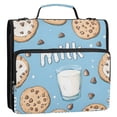 thumbnail image 5 of FORMRS Zipper Binder with Shoulder Strap 2-inch Ring 500 Sheet Capacity File Bag, Milk and Cookies, 5 of 5