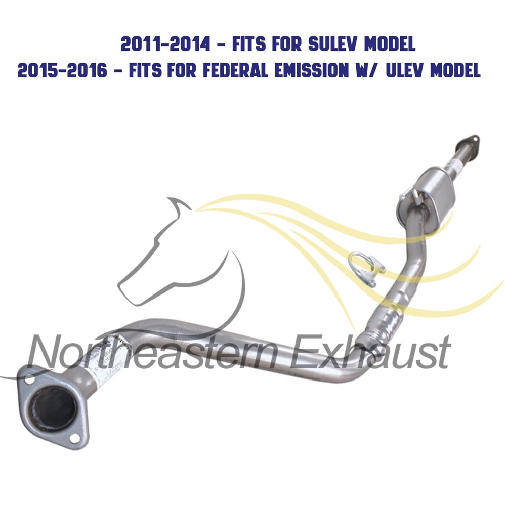 Northeastern Exhaust | Stainless Steel Exhaust Resonator Pipe Fits 2011–2016 Hyundai Elantra 1.8L Sedan | Direct-Fit Replacement