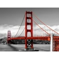 thumbnail image 2 of Pangea Images 24x19 White Modern Wood Framed Museum Art Print Titled - Golden Gate Bridge, San Francisco, 2 of 4