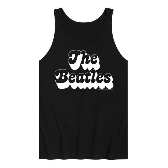 The Beatles - Single Logo White - Men's Tank Top