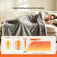thumbnail image 4 of Heated Blanket Throw Blanket - Fast Heating Electric Blanket, Multiple Heat Settings, Built in Timing Shut Off Function, Gift for Grandma, 31.5 x 23.6", 4 of 9