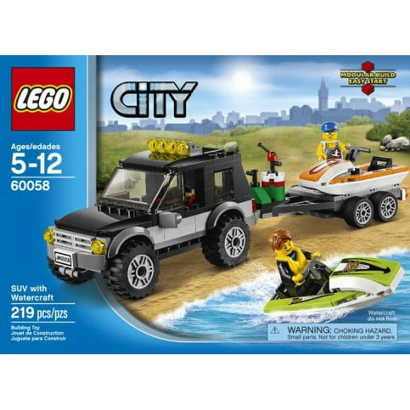 LEGO City Great Vehicles 60058 SUV with Watercraft