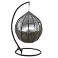 thumbnail image 3 of Modway Garner Teardrop Outdoor Patio Swing Chair in Gray Mocha, 3 of 6