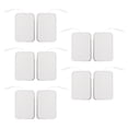 thumbnail image 1 of 10pcs Rectangular Electrode Pad Self Adhesive Electrode Patch Replacement Accessory for TENS Machine, 1 of 8