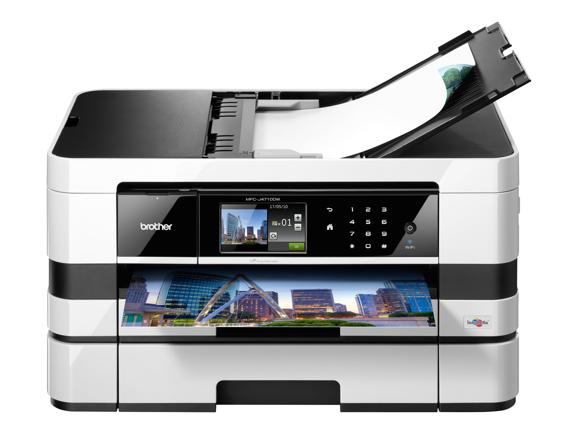 manifestation sokker Kantine Brother MFC-J4710DW - Multifunction printer - color - ink-jet - Legal (8.5  in x 14 in) (original) - A3/Ledger (media) - up to 12 ppm (copying) - up to  20 ppm (printing) -