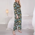 thumbnail image 3 of Sikiie Moose Squirrel owls tree Pajamas for Women Set, Womens Pajama Sets, Lounge Sets for Women, 2pjs for Women-XX-Large, 3 of 7