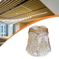 thumbnail image 6 of Glass Lampshade Carved Lamp Shade Hanging Light Fixture Amber Glass Material for Dining Room Kitchen Hotel, 6 of 9