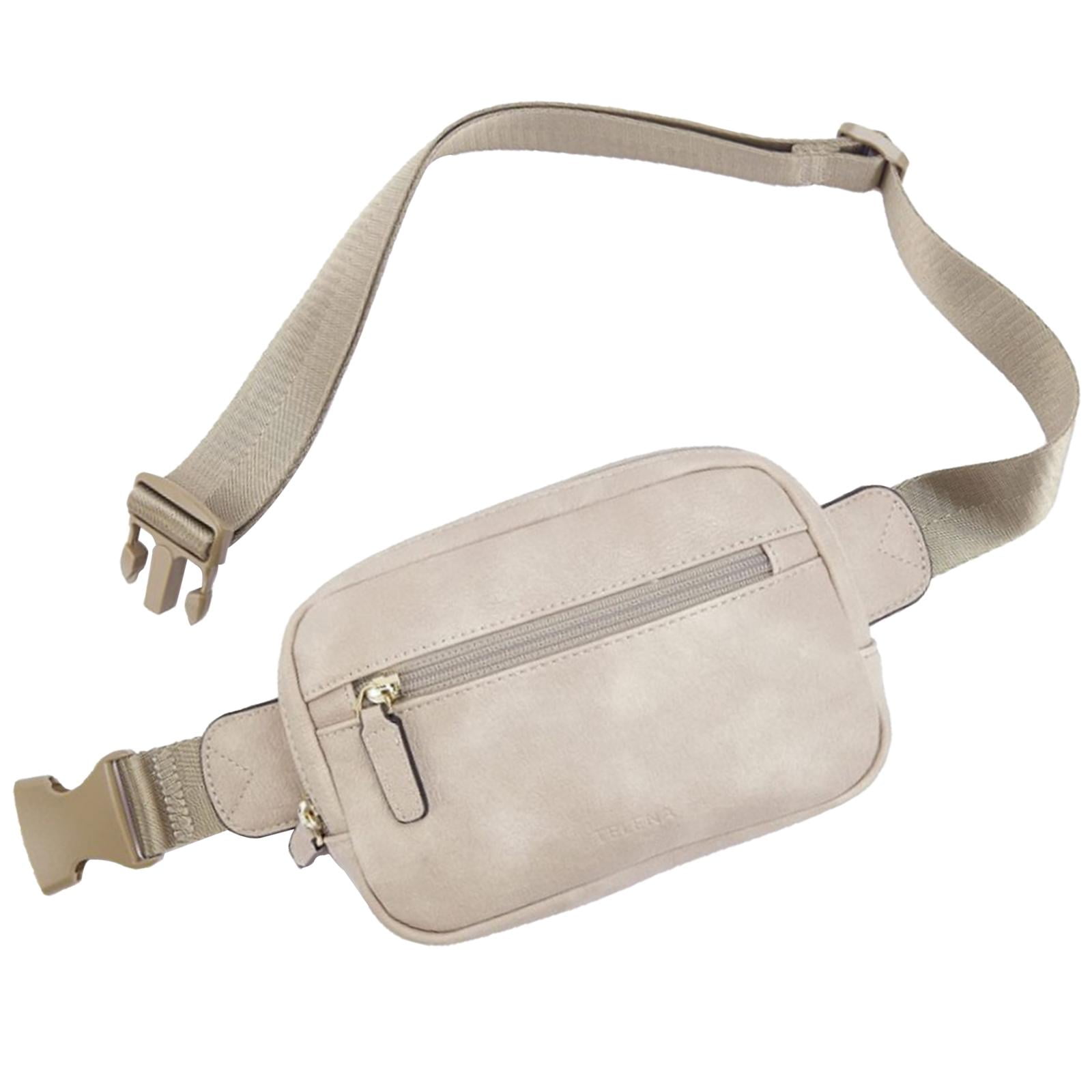 Segolike Belt Bag Handbag Everywhere Shoulder Purse Fashionable Tote Fanny Pack for Women Beige