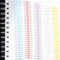 thumbnail image 2 of WHAMVOX 10-Pack Loose Leaf Binder for Notebooks, Removable Metal Notebook for Organizers and Binders, 2 of 8