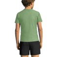 thumbnail image 6 of AHTJRT Boys Swimsuits Crewneck Shirt Swim Tops and Board Shorts Lightweight Summer Rash Guard Short Sleeve Bathing Suits Green 9-10 Years, 6 of 10