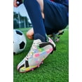 thumbnail image 2 of ColorStorm Men’s Soccer Cleats, Lightweight Football Boots for Speed Training, Colorful Geometric Stud Shoes, Pro Grip Sport Shoes for Turf Grass Field, Durable Athletic Sneakers, 2 of 6