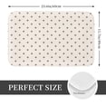 thumbnail image 2 of Pofeuu Minimalist Crosshatch Dots Print Flannel Doormats Rug16"x24"Rug Washable Doormats Indoor Outdoor Rugs for Layered Front Door Mats, Porch, Kitchen, Entryway, 2 of 7