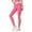 Hot Pink, variant on Womens Yoga Pants Full-Length Yoga Stripe Pants High-Waist Four-Way Stretch Fabric Dance Studio Stylish Activewear