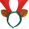 thumbnail image 2 of diadema de cuernos de reno, linda cabellero navideña para ñas, sombreros para ños y adultos, regalos para decoración de fiestas - Asta Roja Oreja color Asta Roja Oreja Marrón Baoblaze Linda banda para el cabello, 2 of 3