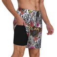 thumbnail image 2 of Daiia Cute Dogs Puppy1 Mens Swim Trunks Swim Shorts Quick Dry Swim Shorts with Mesh Lining Pockets-Medium, 2 of 9
