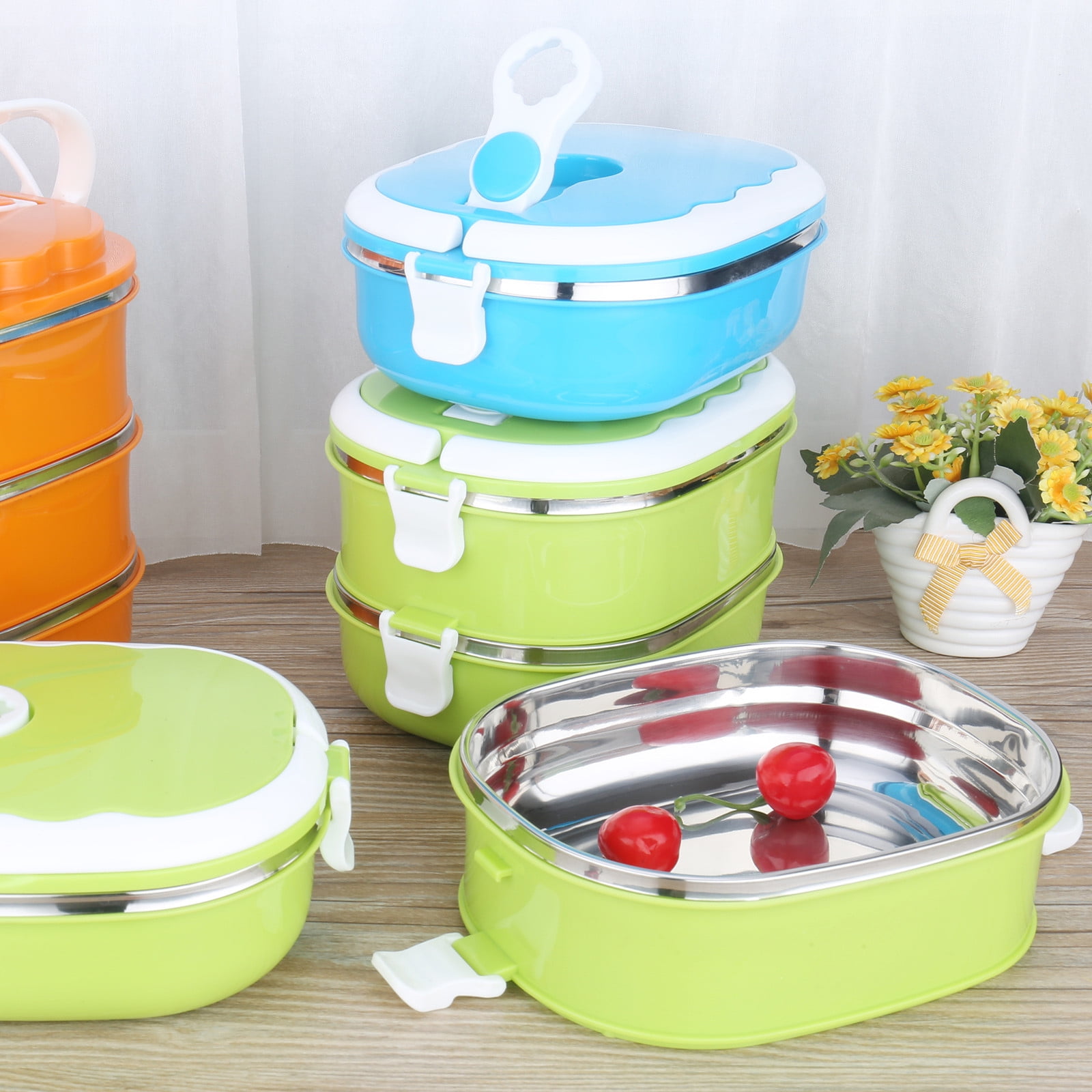 Wonderful Life Lunch Box Delicious Lunch 900mL, Lunch Bag, Utensils, Thermo  etc