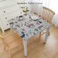 thumbnail image 2 of Forest Outdoor Tablecloth, Enchanted Woodland Creatures with Curved Antlers Dotted Rocks Pattern, Decorative Washable Picnic Table Cloth,Multicolor, 2 of 7