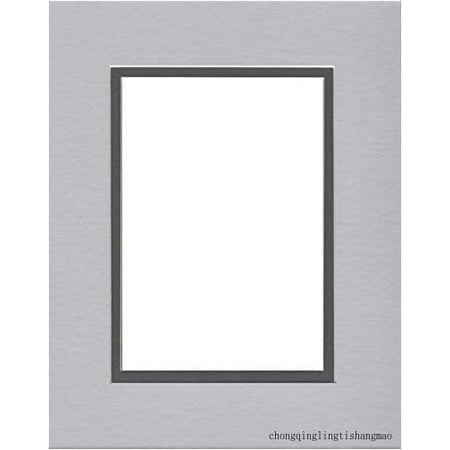 

20X24 Dble Acid Free White re ture Mats Cut For 16X20 tures In Nantuet And Slate