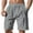 Gray, variant on Linen Shorts for Men Casual Lightweight Athletic Shorts with Pockets Loose Fit Golf Drawstring Waist Sweatpant Summer Beach Outfits
