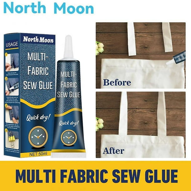 Fast Dry Fabric Glue, Fabric Fusion Permanent Fabric Sewing Adhesive Glue,  Cloth Repair Sew Glue Speedy Fix Jeans 