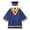 Black, variant on ANINEO Graduation Gown And Cap For Kids Academic Photo Formal Kindergarten Elementary School Outfit Sets Child School Academic Robes