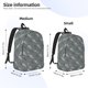 thumbnail image 2 of Fotbe Cute Shark Mochila de Lona con Estampado, Mochila Duradera, Mochila Versátil de Alta Calidad, Mochila Compacta Vintage-Medium, 2 of 5