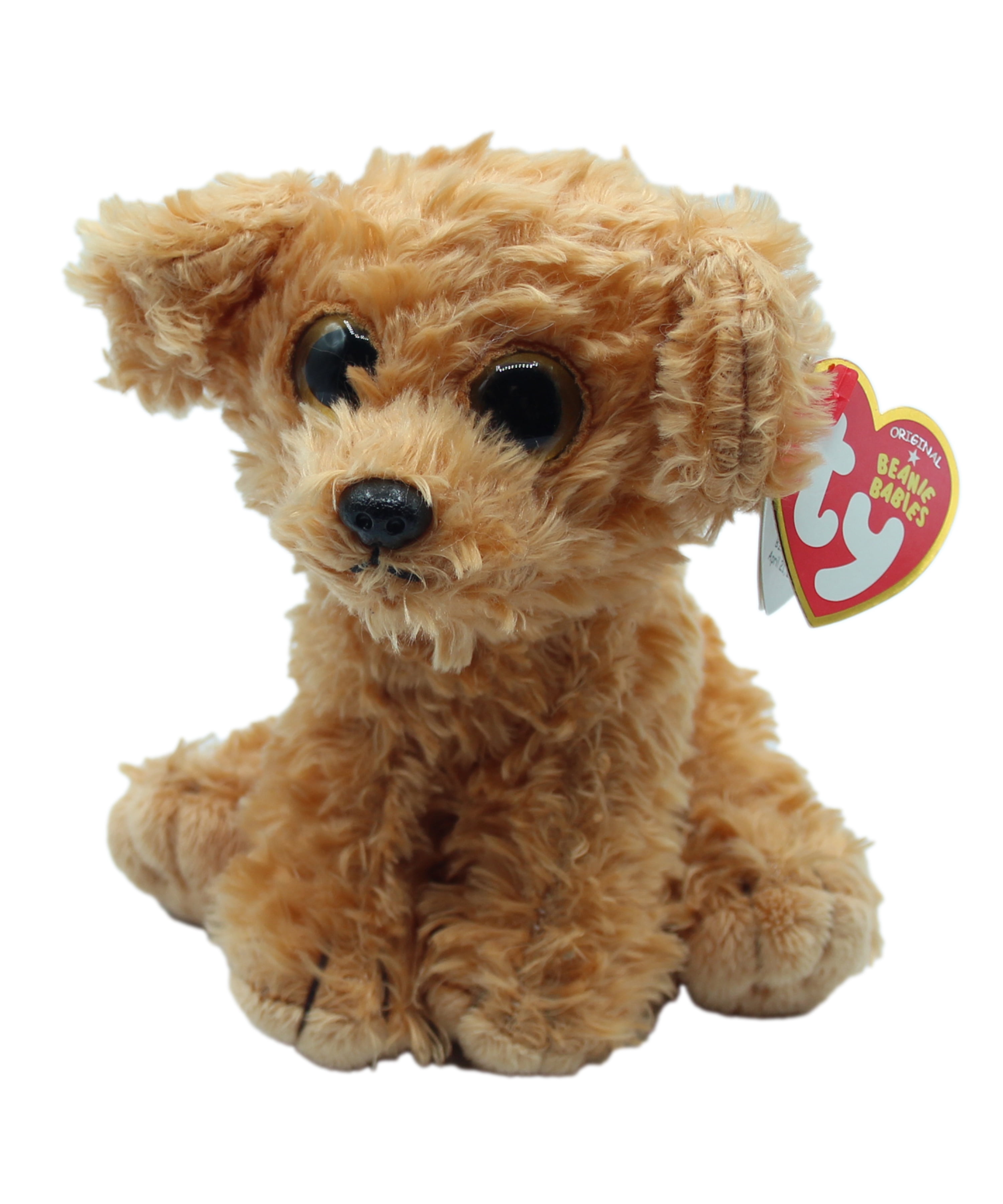 Ty Beanie Baby Luke the Dog Brown Stuffed Animal