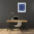 thumbnail image 3 of Medley, Elizabeth 20x24 White Modern Wood Framed Museum Art Print Titled - Shibori Circle II, 3 of 4